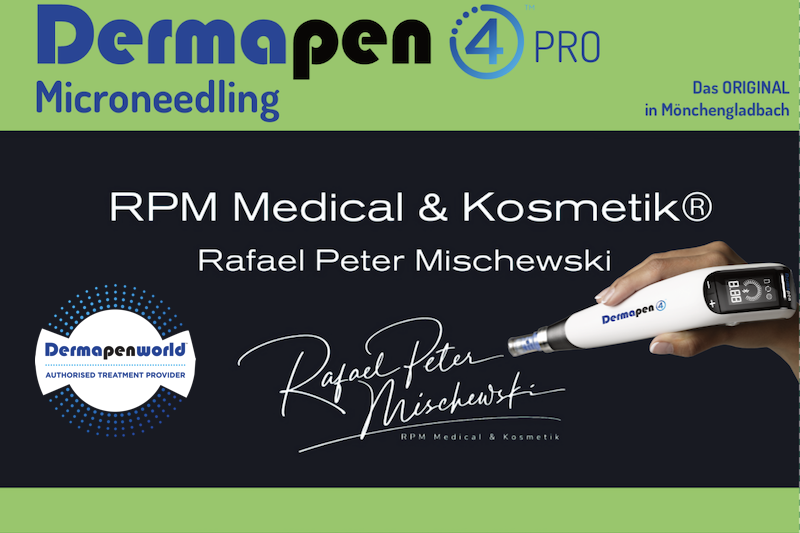 Original Dermapen 4 Microneedling-Behandlung in Mönchengladbach bei RPM Medical und Kosmetik