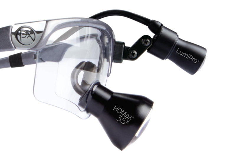 TTL-Lupenbrille PeriOptix HDMax mit LumiPro LED Licht System